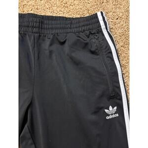 Y2K Adidas Orginal Black White Stripes Track Pants Mens Size Large